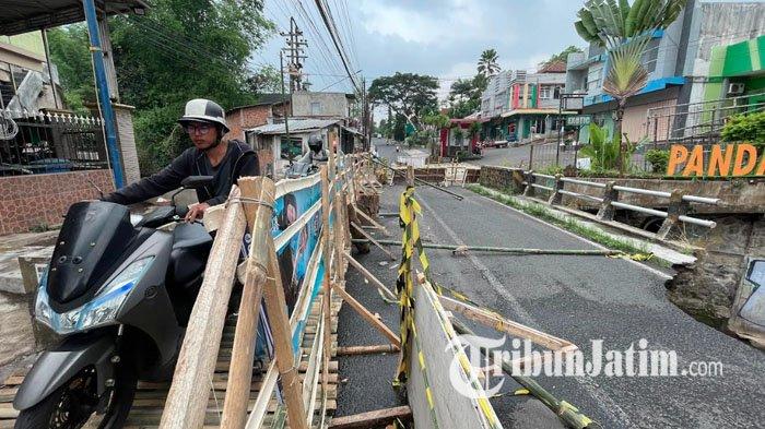 Warga Malang Bersedia Bongkar Jembatan Bambu Sonokembang, Beri Satu Syarat