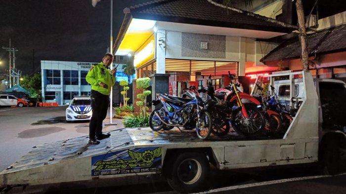 Polresta Malang Kota Jaring Pelaku Balap Liar, 5 Unit Motor Diamankan