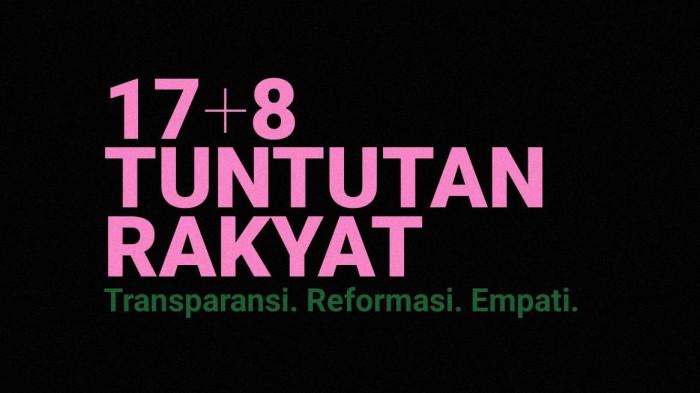 SIAPA PENGGAGASNYA? - Logo 17+8 Tuntutan Rakyat yang kini ramai beredar di media sosial. Siapa sebenarnya penggagas tuntutan tersebut dan apa yang mendasari pembuatannya? Inilah sosok yang ada di baliknya.