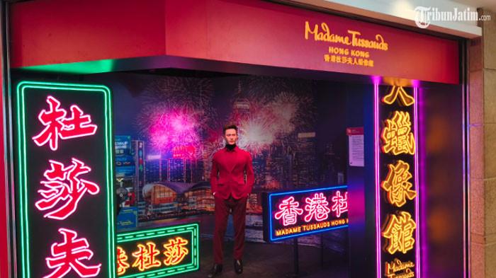 IKONIK -  Madame Tussauds Hong Kong, museum lilin ikonik yang terletak di Peak Tower, Hong Kong, Senin (22/5/2025). 