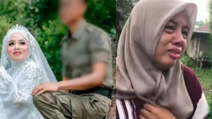 DICERAIKAN SUAMI - Melda Safitri yang diceraikan sang suami menjelang pelantikan PPPK.