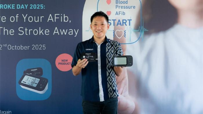 OMRON Luncurkan Tensimeter Terbaru dengan Teknologi Deteksi AFib, Tekan Risiko Stroke Sejak Dini