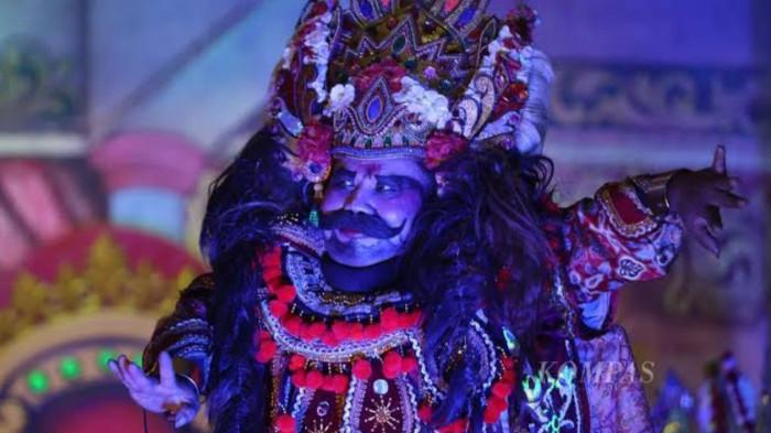 Pemeran Menak Jinggo di Kesenian Janger Banyuwangi