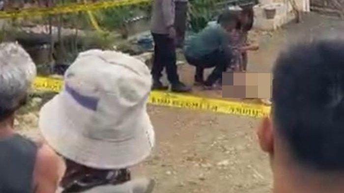 TKP PEMBACOKAN - W (50), warga Kecamatan Kerek, Kabupaten Tuban, Jawa Timur, tega membacok R, perangkat Desa Jarorejo, Kecamatan Kerek, Tuban, hingga tewas, Rabu (5/11/2025) pagi. W secara tiba-tiba membacok korban dengan senjata tajam sejenis parang (bendo).