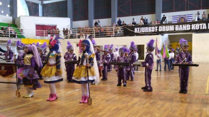 Jadi Ajang Pembibitan Atlet Usia Dini, Puluhan Lembaga Pendidikan Ikut Kejurkot Drum Band di Batu