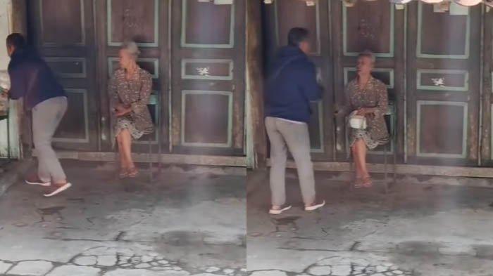 Pria Salatiga Beri Lansia Bingkisan Dus Besar, seusai Foto Ditukar Kresek Kecil: Niki Kangge Laporan