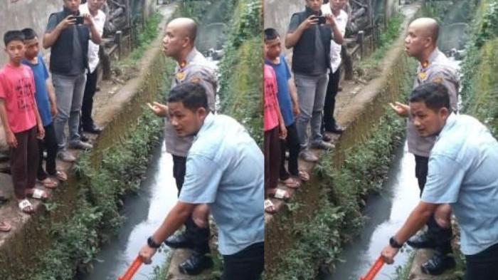 SMPN 26 Palembang  Korban dan tiga orang temannya panik  ditegur warga di luar sekolah.