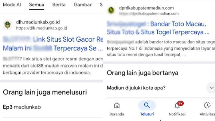 Situs Resmi Pemkab Madiun Sempat Tampilkan Judi Online, Begini Penjelasan Diskominfo