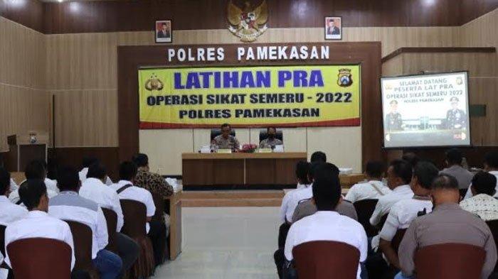 Operasi Sikat Semeru 2022, Polres Pamekasan Cegah Pencurian hingga Penyelundupan Barang Terlarang
