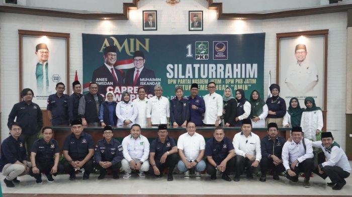 Silaturrahmi DPW PKB Jatim ke Nasdem, Bahas Pemenangan Pasangan AMIN