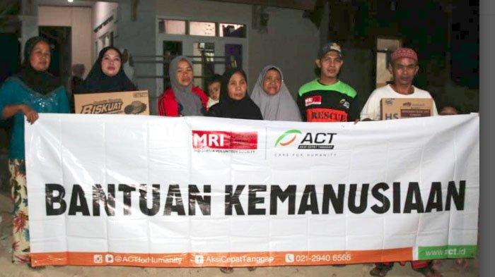 ACT Distribusikan 20 Paket Pangan pada Korban Gempa di Kampung Mandalawangi Pandeglang