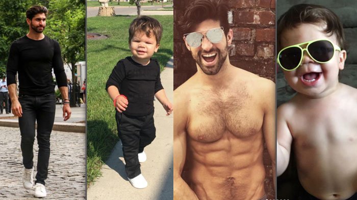 Balita Usia 18 Bulan Tirukan Gaya Pamannya Ini Viral! Intip 10 Fotonya Bak Model yang Bikin Gemas!