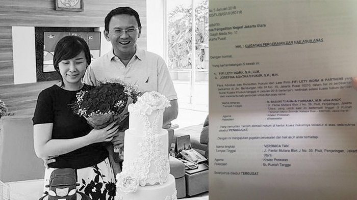 Kabar Gugat Cerai Veronica Tan Viral, Instagram Ahok Diserbu Netizen: Seperti Petir di Siang Bolong