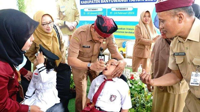 Imunisasi Polio di Banyuwangi Dimulai, 174.237 Anak Usia 0-7 Tahun Jadi Sasaran