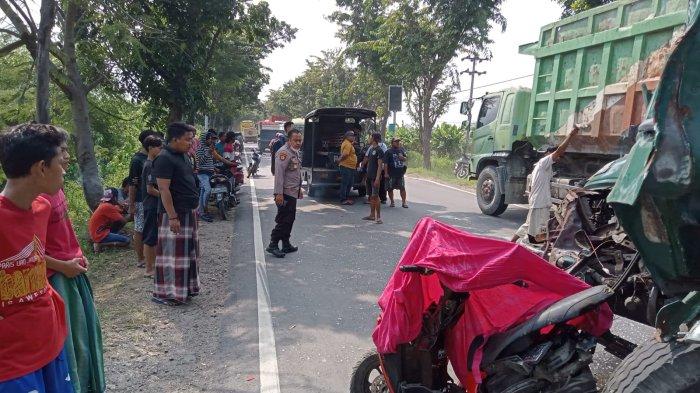 Kecelakaan Berdarah di Gresik, Dua Tewas Tergencet Truk Depan dan Belakang, Korban Ada yang Bocah