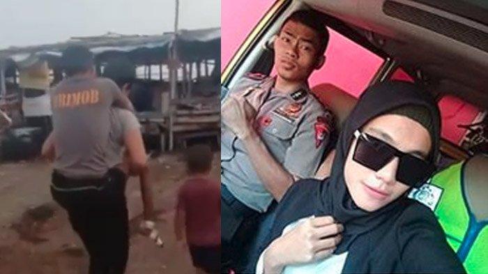 VIRAL Cerita Sebenarnya Video Istri Polisi Gendong Suami Lumpuh, Lihat Foto Lawas Mereka, Banjir Doa