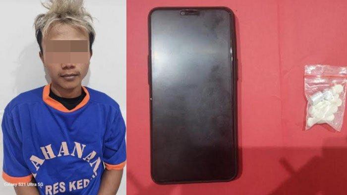 Gerak-gerik Mencurigakan, Buruh Serabutan di Kediri Diciduk Polisi, Tak Berkutik Saat Digeledah