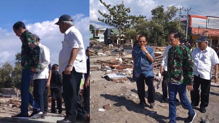 Dipeluk Korban Gempa di Palu, Jokowi: Bergandeng Tangan, Dampak Bencana Ini Kita Hadapi Bersama