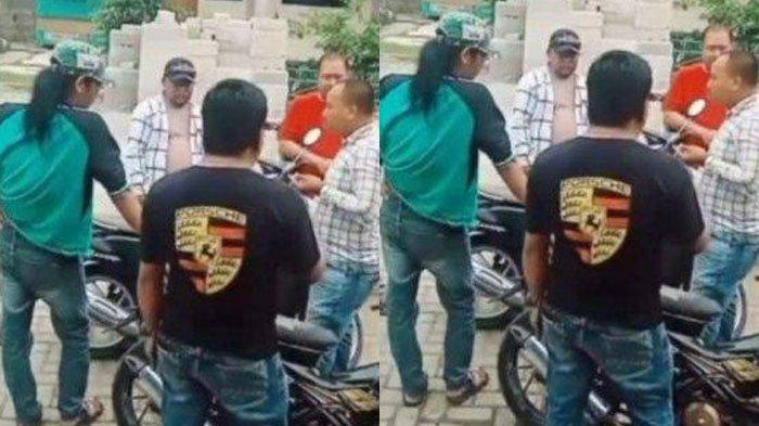 Viral Pria Cekcok dengan Kontraktor, Paksa Pekerja Stop Bangun Pagar SD, Ngaku Pemilik Wilayah
