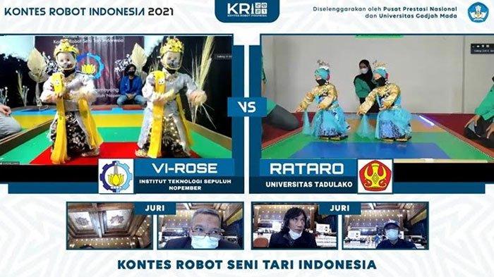 Tim Robotika ITS Borong Juara KRI 2021 Wilayah II, Sabet 8 Penghargaan dari Enam Kategori