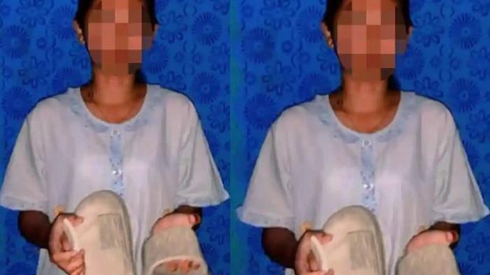 SANDAL DIGUNTING GURU - Siswi SMP 3 Kelurahan Sinaboi, Kecamatan Sinaboi, Kabupaten Rokan Hilir (Rohil) berinisial KL viral di media sosial akibat sandalnya digunting oleh guru saat di sekolah. Ia terpaksa pakai sandal karena sepatunya rusak dan orangtua tak bisa belikan baru. KL berasal dari keluarga kurang mampu, Sabtu (15/11/2025).