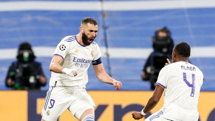Beda Nasib, Karim Benzema Buat Hattrick, Lionel Messi Mandul, Real Madrid Bantai PSG 3-1 di Bernabeu