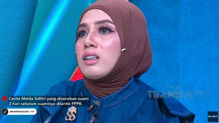 Melda Nangis Pernah Disuruh Suami Mandi & Dandan Padahal Ekonomi Terbatas, Kini Diceraikan