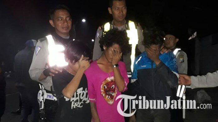 Tiga Remaja Digelandang Polisi Sebelum Lakukan Balap Liar, Saat Ditangkap Kondisinya Bikin Heran
