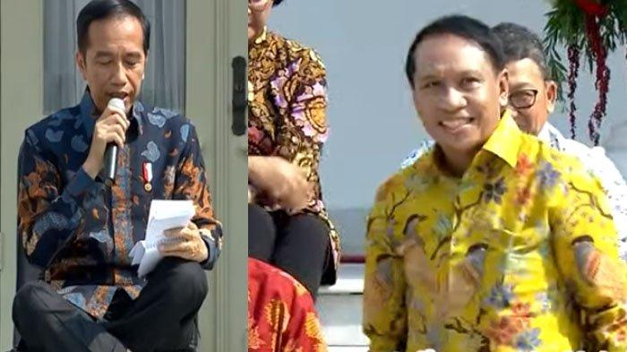 VIDEO Detik-detik Jokowi Warning Menpora Zainudin Amali Saat Diumumkan, yang Lain Langsung Bereaksi