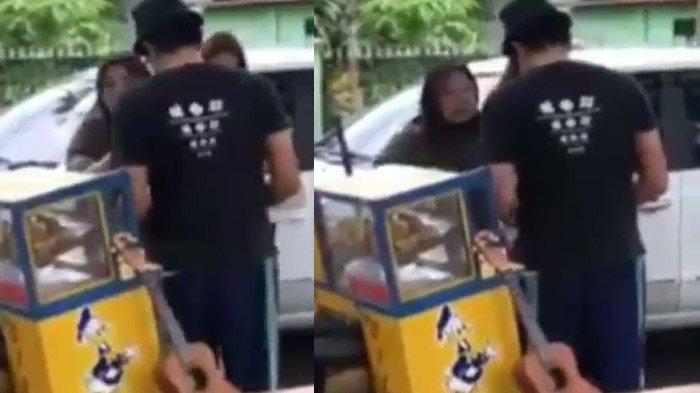 Viral video ibu-ibu hina pria PKL karena tak mau anaknya dinikahi.