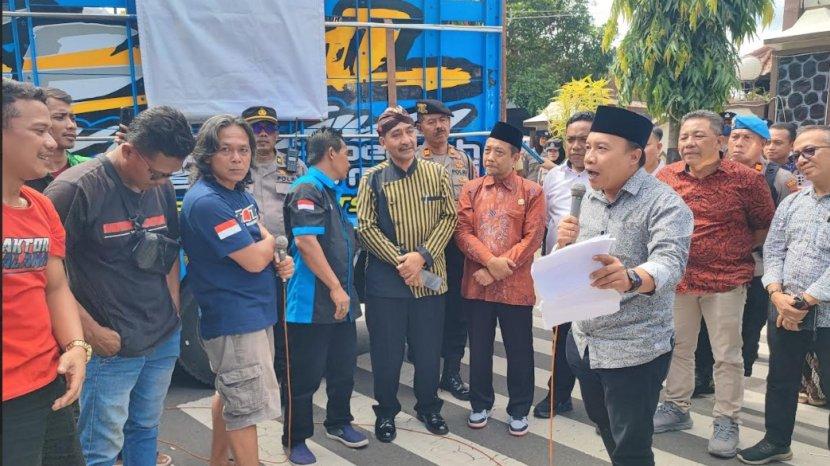 Update Aksi Demo Sopir Truk Tolak Aturan ODOL, DPRD Trenggalek Akan Surati Pemerintah Pusat