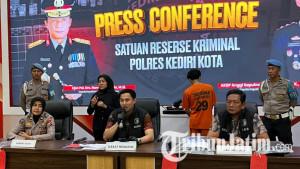 Kasatreskrim-Polres-Kediri-Kota-AKP-Cipto-Dwi-Leksana-saat-merilis-kasus-dugaan-pengeroyokan.jpg