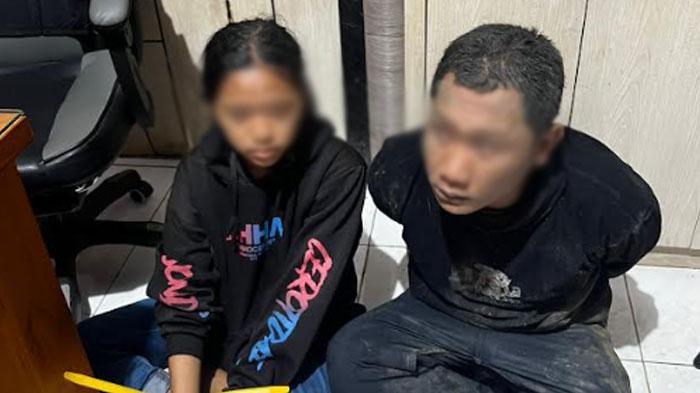Aksi Kejar-kejaran Warnai Penangkapan 2 Maling Motor Petani di Pinggir Sawah Balongpanggang Gresik