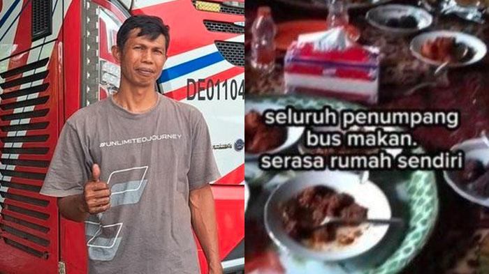 Ajak Semua Penumpang Makan saat Lebaran, Sopir Bus Dapat Rp 100 Juta dari Netizen, Bos: Luar Biasa