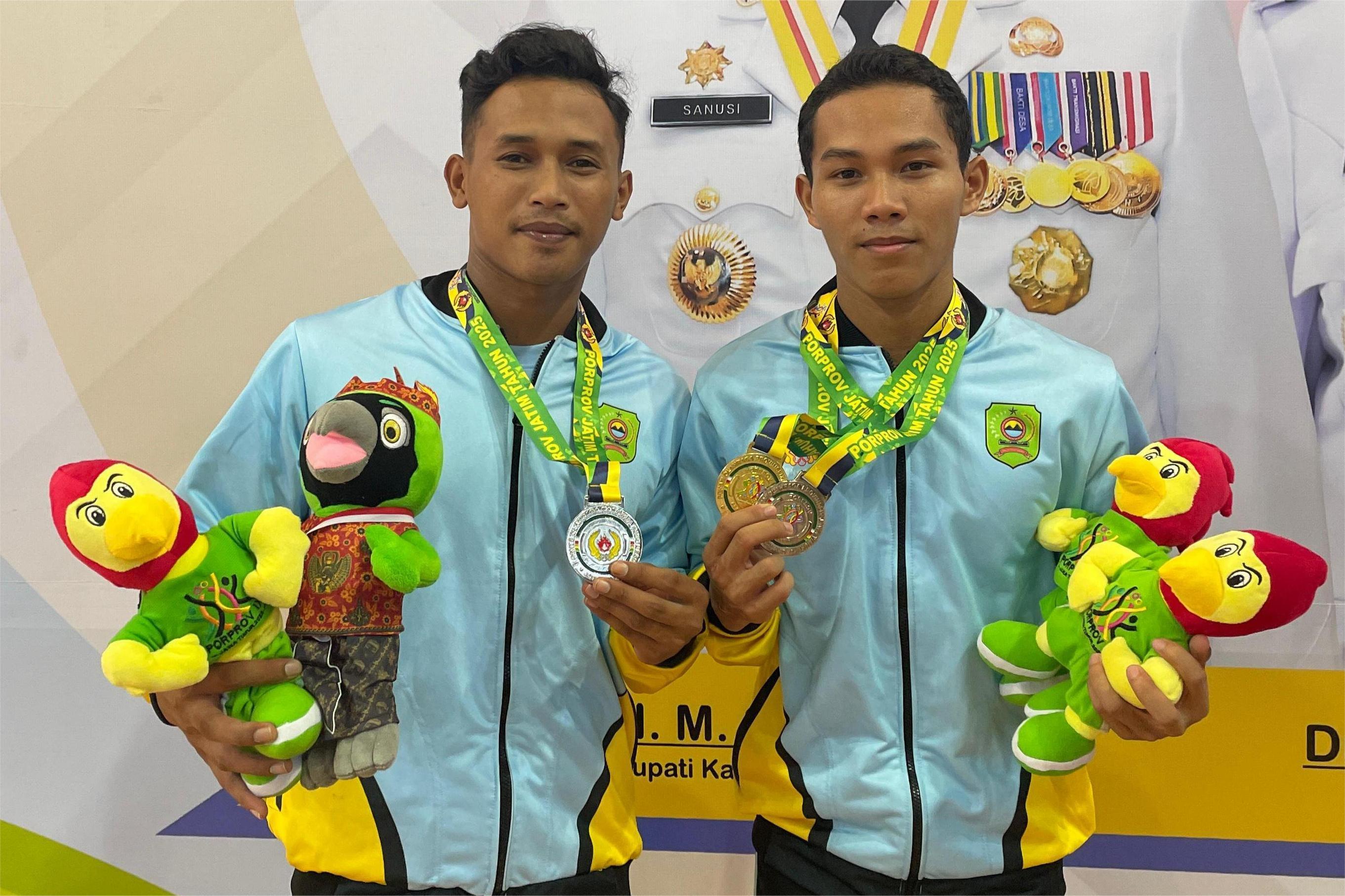 Senam Trenggalek Sabet 1 Emas dan 2 Perak di Porprov Jatim 2025, Dipa Prasetyo Sumbang 2 Medali 