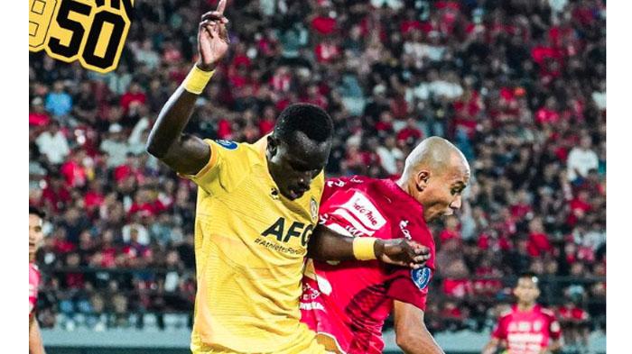 Babak Pertama Bali United vs Persik, Eber Bessa Cetak Gol Semata Wayang, Tuan Rumah Unggul 1-0