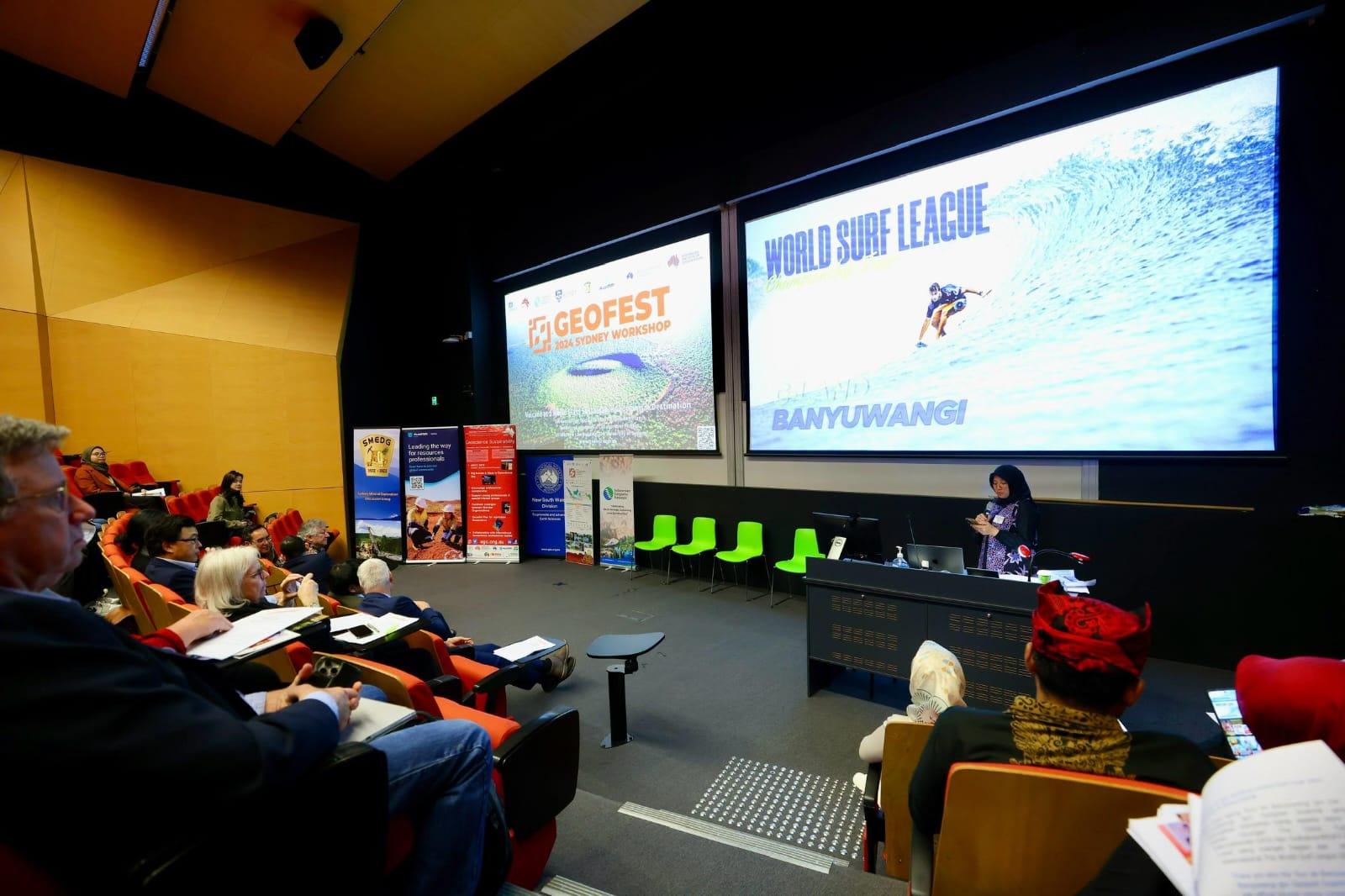 Bupati Ipuk Paparan di Geofest Australia, Perkuat Jejaring Geopark Ijen di Pentas Internasional