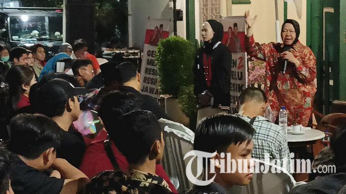 Bertemu Pemuda Surabaya, Cagub Jatim Risma Bahas Soal PPDB SMA Jalur Zonasi dan Beasiswa Guru