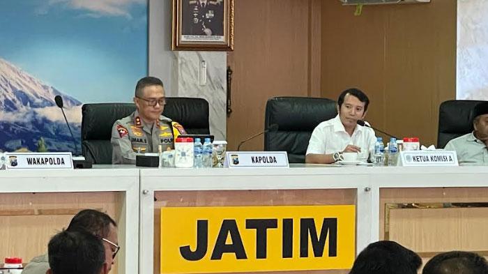 Hasil Pertemuan DPRD Jatim dengan Polda Jatim Terkait Pengamanan Pilkada Serentak 2024