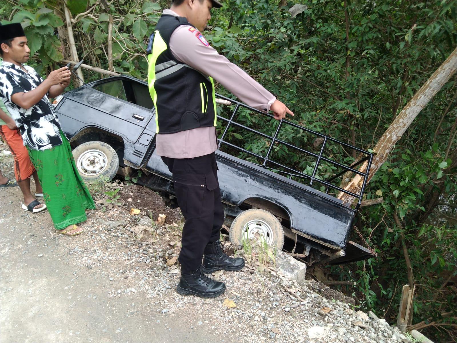 Kecelakaan Maut di Sampang, Pickup Terperosok ke Jurang Diduga Tak Kuat Menanjak, Satu Meninggal
