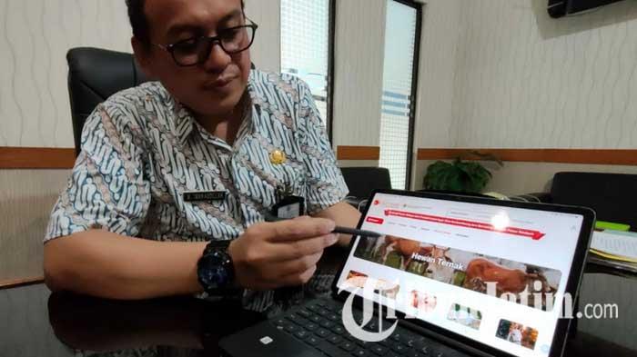 Lewat Aplikasi Tumbas, Warga Mojokerto Bisa Jual Beli Hewan Ternak Online, Tak Khawatir PMK