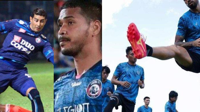 Esteban-Vizcarra-dan-Hasim-Kipuw-Julian-Guevara-depan-bersama-para-pemain-Arema-FC.jpg