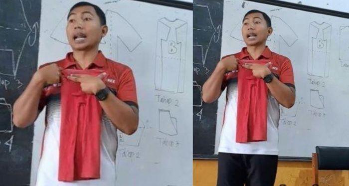 Guru Olahraga Ajarkan Siswa Setrika Baju, Anak-anak Antusias dalam Kelas, Guru Densul: Pelan-pelan