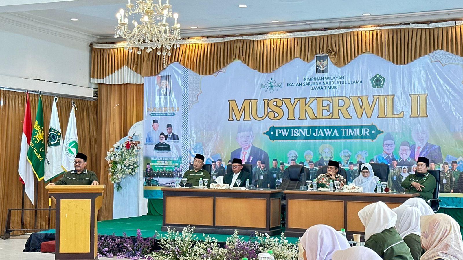 Musykerwil II ISNU Jatim, Harapan PWNU : Bisa Jadi Barometer ISNU Tingkat Nasional