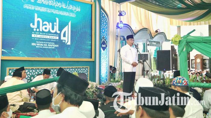 Dihadiri Ribuan Jemaah, Haul KH Abdul Hamid bin Abdulloh Umar ke-41 di Pasuruan Berlangsung Khidmat