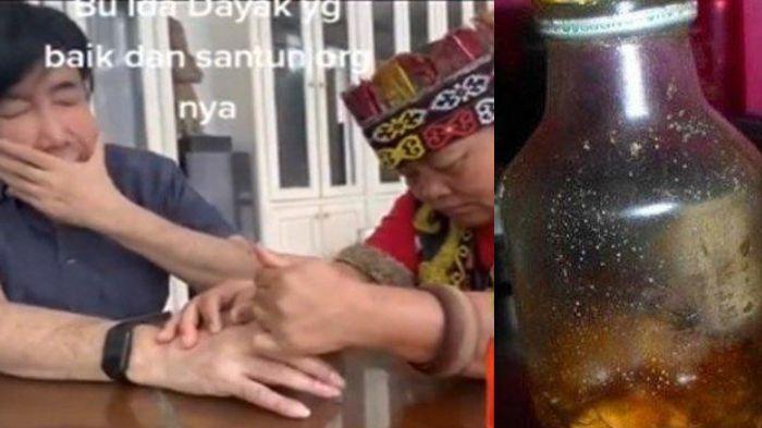 Ida Dayak Urut Tangan Kaku Guruh Soekarnoputra, Dioles Minyak Bintang Langsung Bisa Ditekuk, 'Sakit'