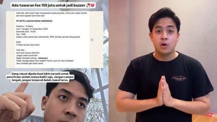 Jerome Polin Tolak Dibayar Rp150 Juta Jadi Buzzer Pemerintah, Sebut Uangnya Mending Buat Gaji Guru