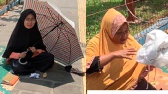 Jualan Tisu Tiap Hari, Ibu Nurul Selalu Ajak Anaknya yang Tuna Rungu, Selalu Bawa Mukena dan Iqra