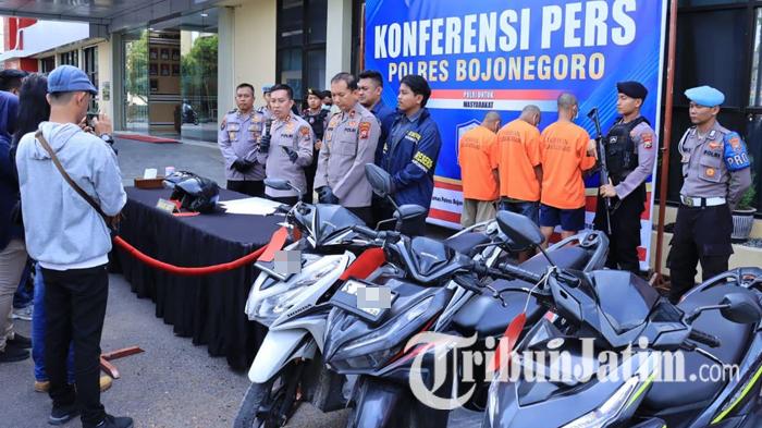 Pasutri Asal Lamongan Diciduk Polisi Usai Gasak Motor di Lebih dari 30 TKP di Bojonegoro