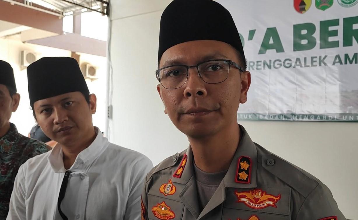 Kapolres Trenggalek Pastikan Tak Ada Aksi Demo, Pantau Fasilitas Pemerintah dan Perbatasan Daerah